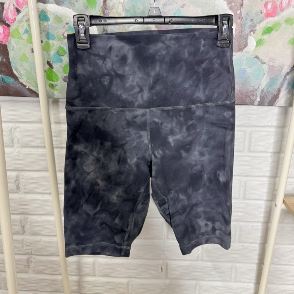 Lululemon Align Super High Rise Short *10" Diamond Die Graphite Grey (8)